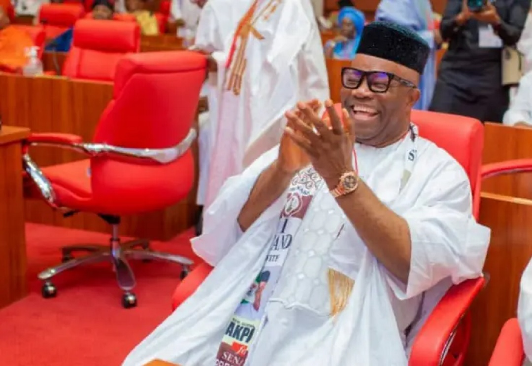 BREAKING! Godswill Akpabio Sworn In As Senate President